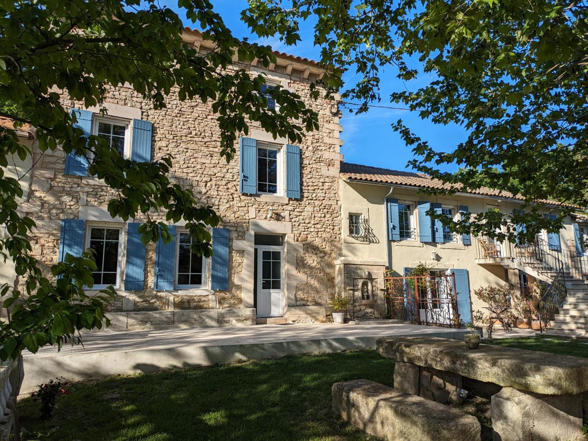 Mas De La Roule, 4 Studios, Piscine Chauffee, Studio Spa, Parc 2 Ha, Pont D'Avignon A Pied Exterior foto